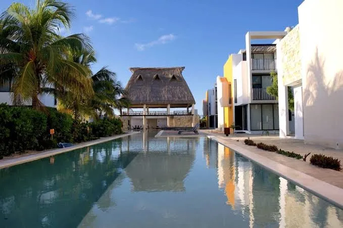 Chic Mexican Style Villa Kookay, Beach Club Pool