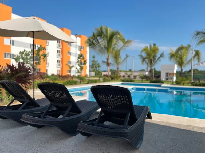 Departamento con alberca y Club de playa en Diamante